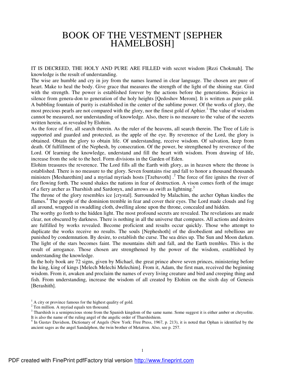 Sepher Hamelbosh cover