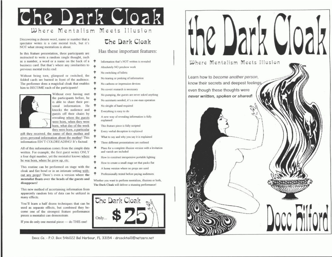 Docc Hilford - Dark Cloak (1) cover