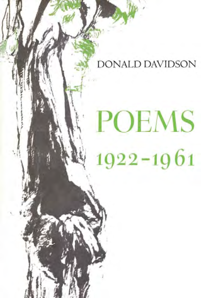 Donald Davidson - Poems, 1922-1961 cover