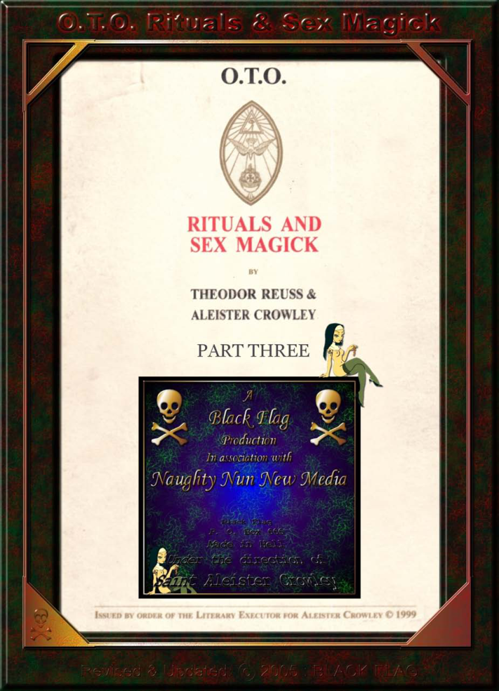 Reuss & Crowley - OTO Rituals and Sex Magick, pt3 cover