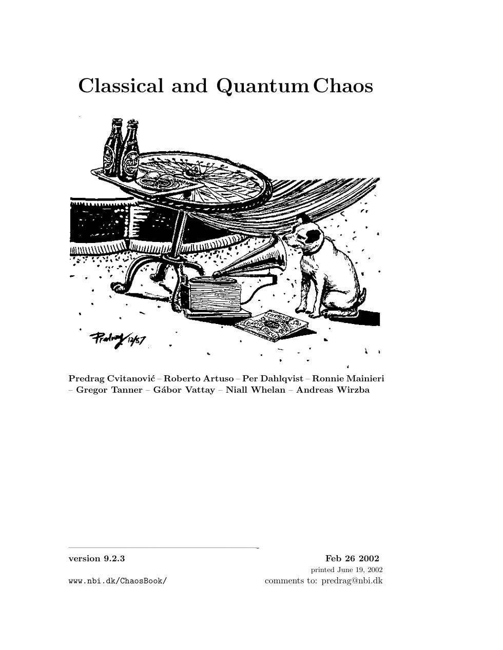 Mathematics - Chaos Theory - Copy cover
