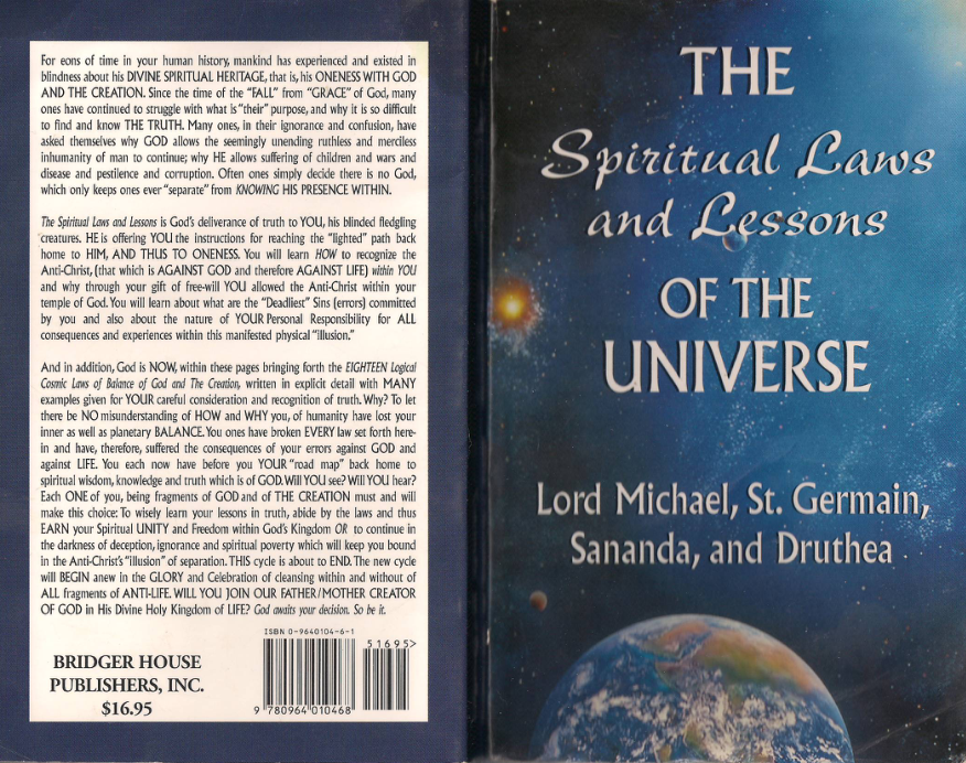 Lord Michael, St. Germain, Sananda, Druthea - The Spiritual Laws and Lessons of the Universe cover