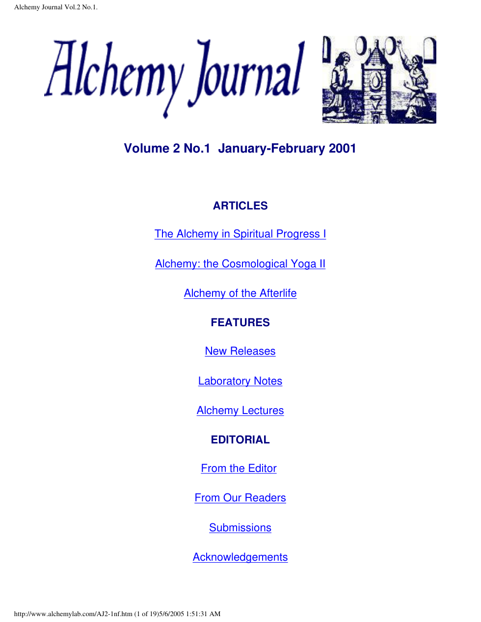Alchemy Journal Vol.2 No.1 cover