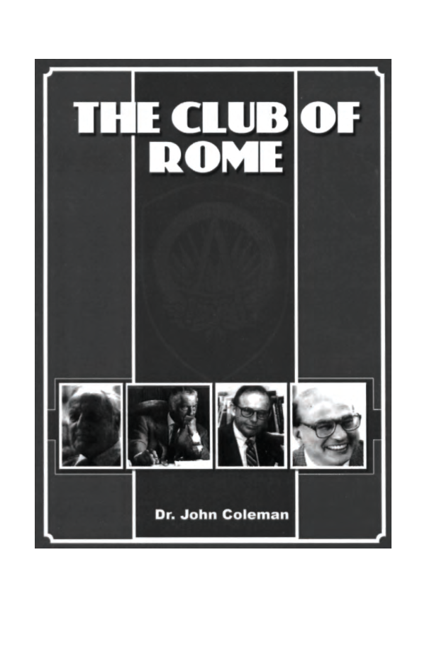 John Coleman - Club of Rome cover