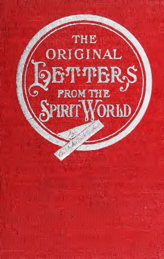 Letters From the Spirit World - F & C Petersilea (1905) cover