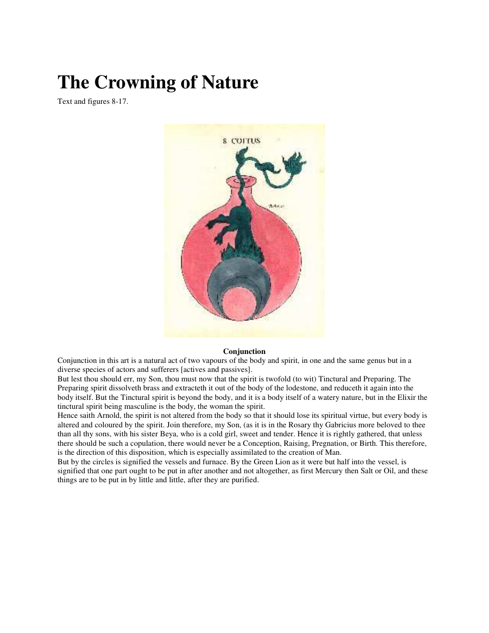 Crowning of Nature cover