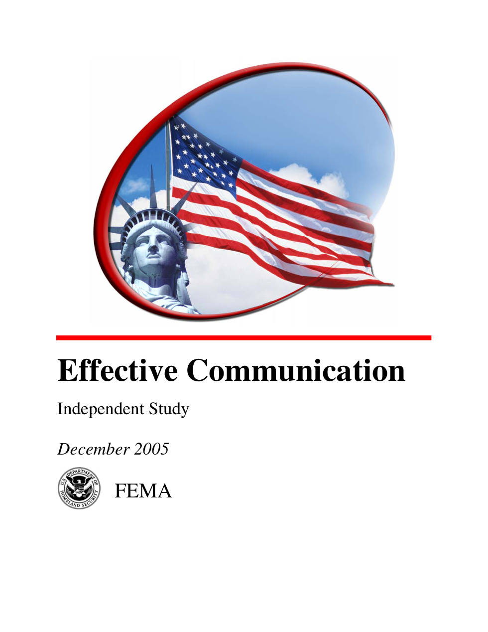 FEMA Effective Communication IS242 2005 158pgs cover