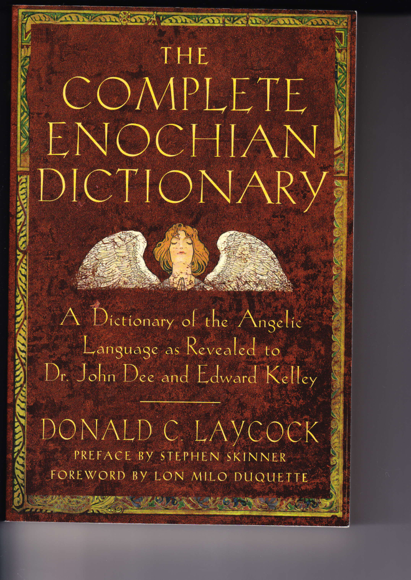 Donald Laycock - Complete Enochian Dictionary cover