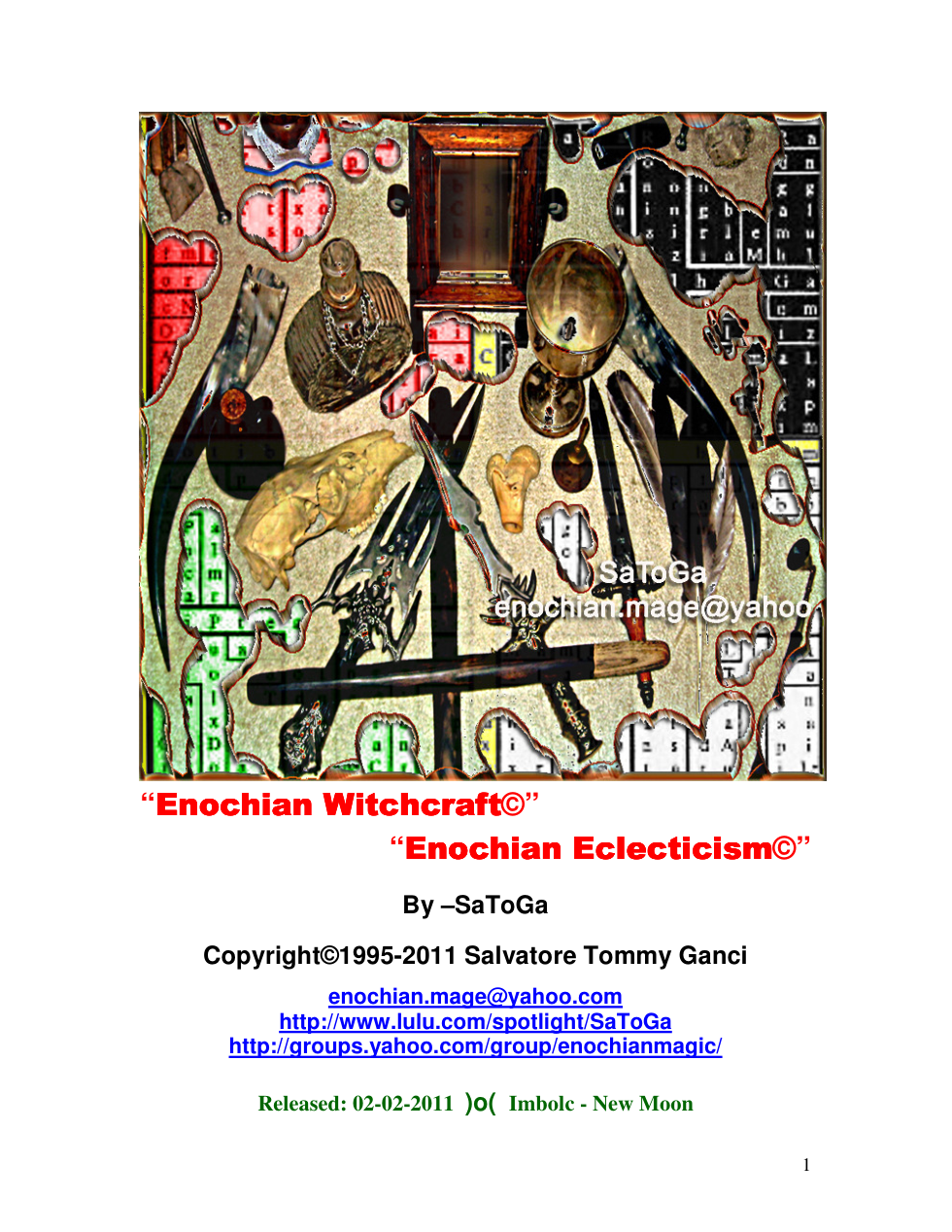 Enochian WitchCraft - Enochian Eclecticism By SaToGa cover