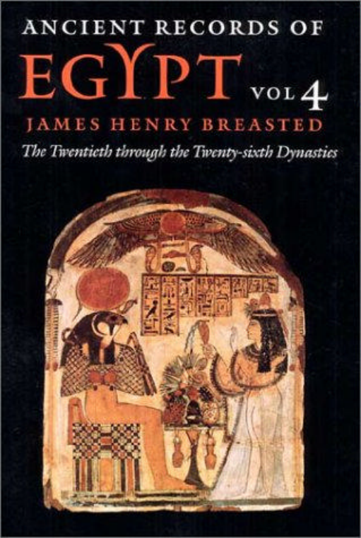 Ancient Records Of Egypt - Vol 4 cover
