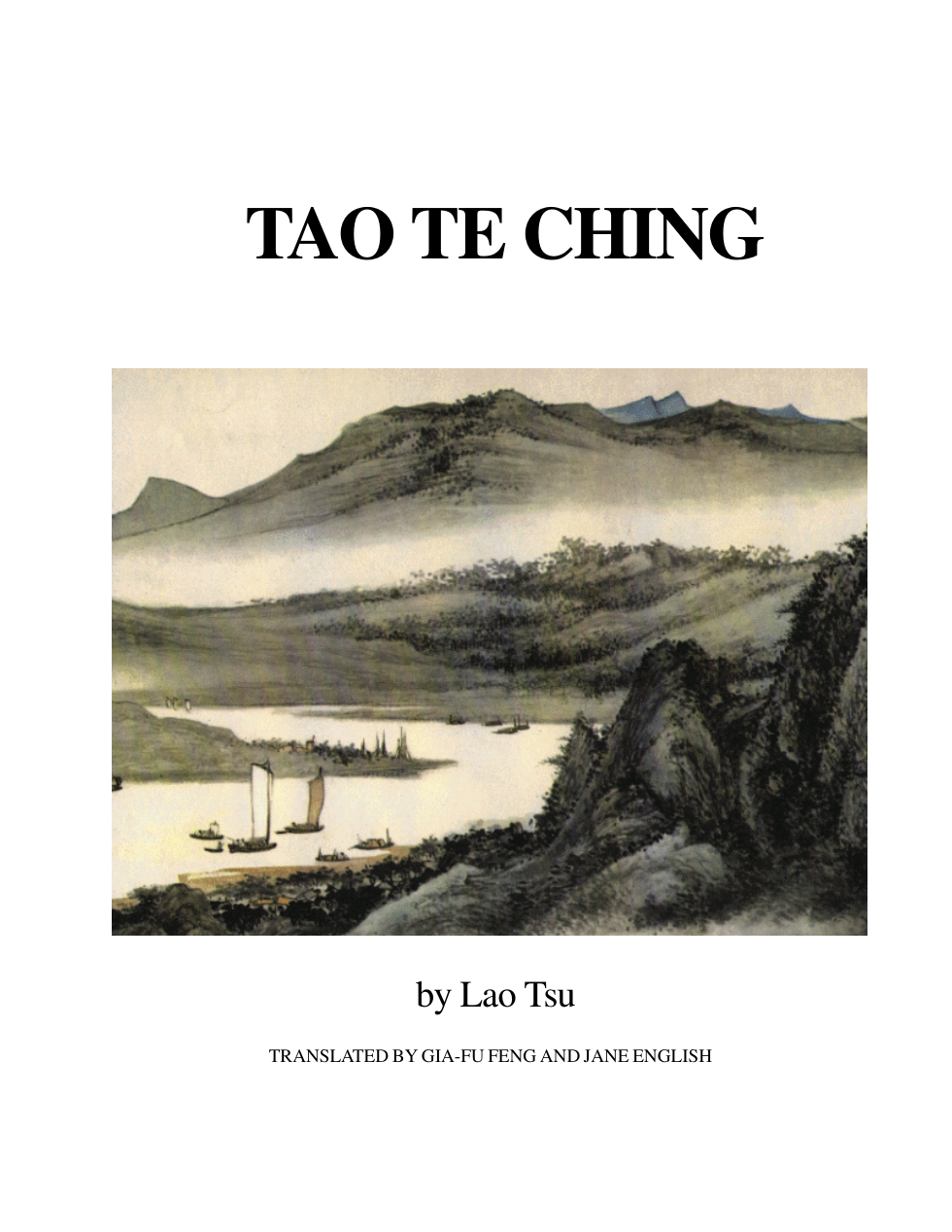 Tao Te Ching cover