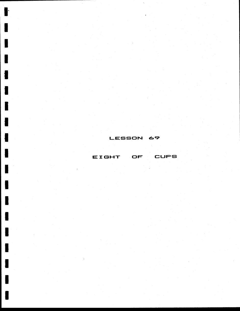 GDcorrespondencecourselessons069 cover