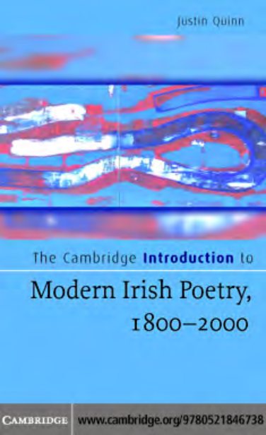 The Cambridge Introduction to Modern Irish Poetry 1800-2000 cover