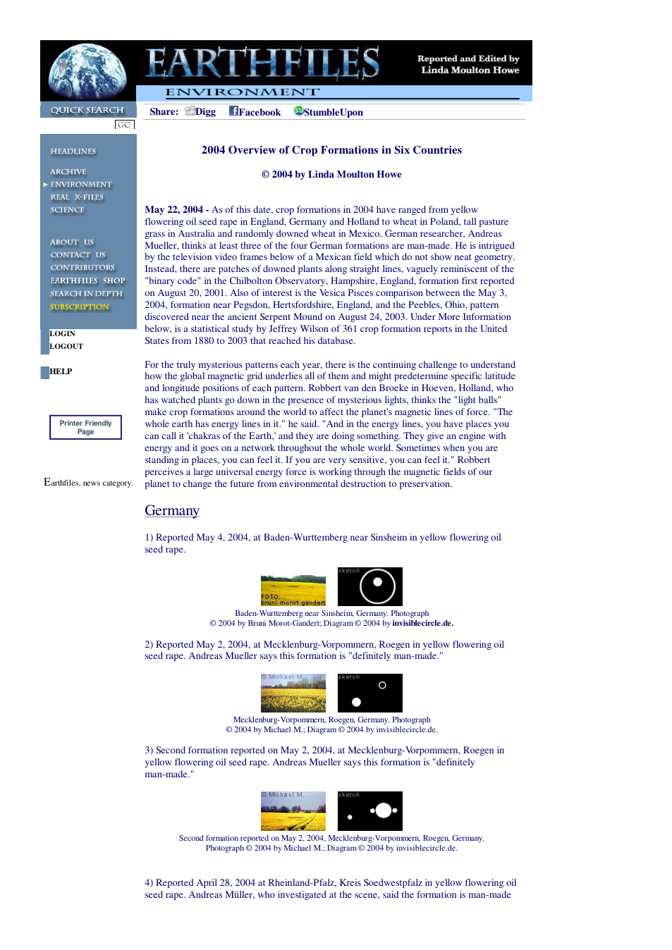 05 22 2004 2004 Overview of Crop Formations in Six Countries cover