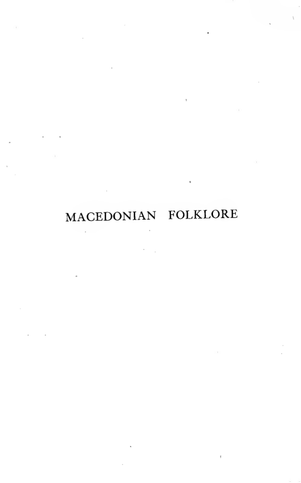 Macedonian folklore cover