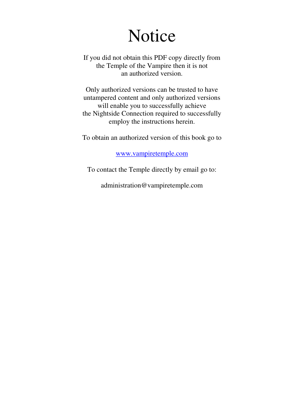 The Vampire Bible cover