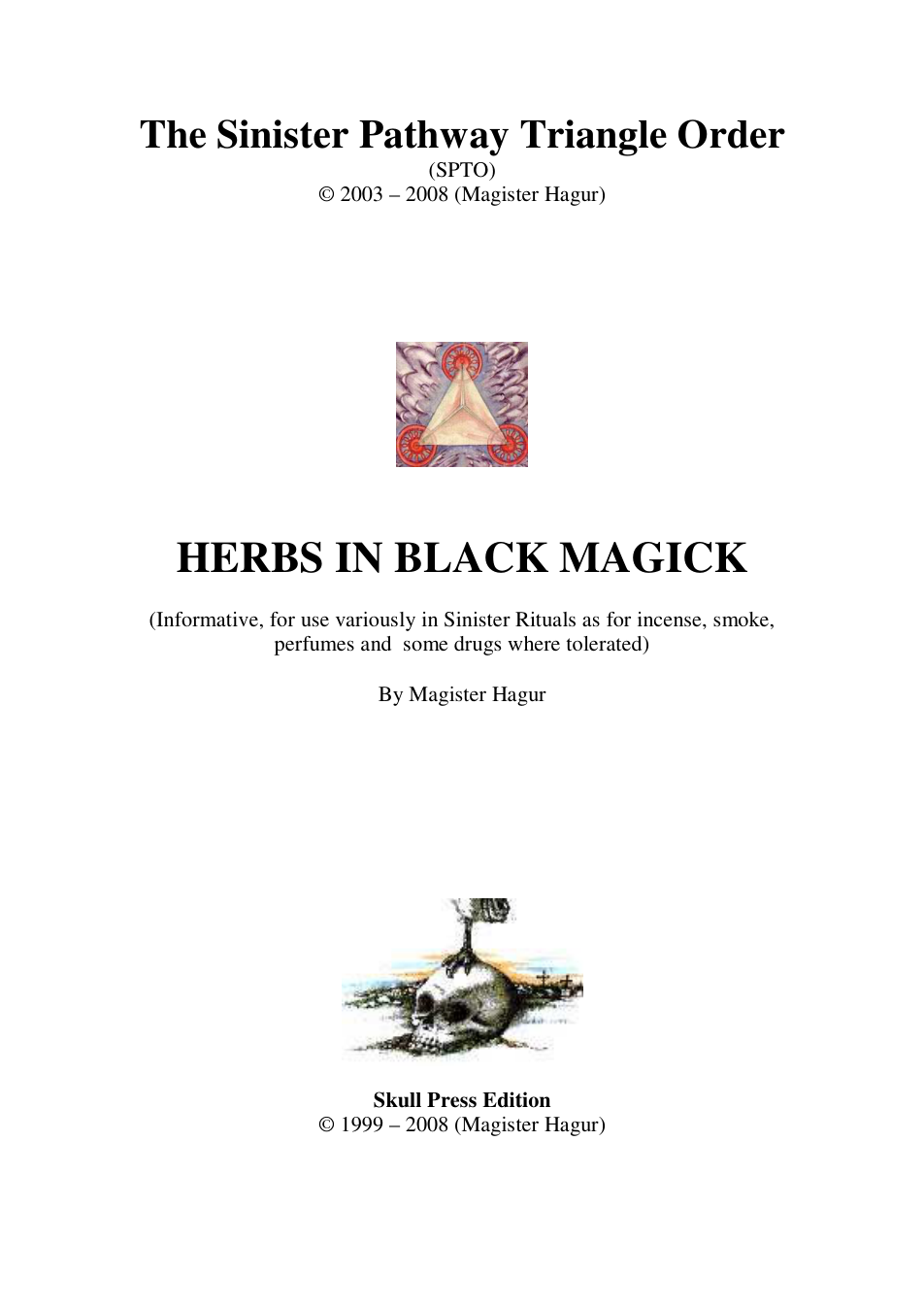 Herbs in Black Magick cover