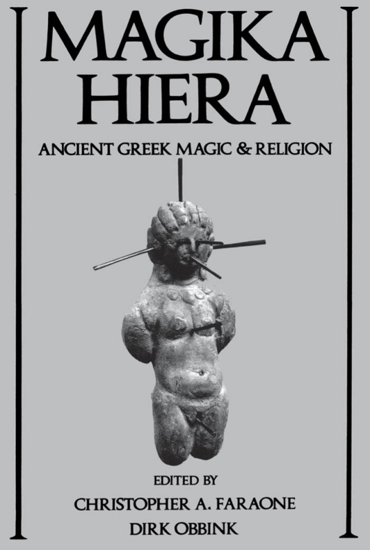 Christopher A. Faraone, Dirk Obbink- Magika Hiera- Ancient Greek Magic Religion cover