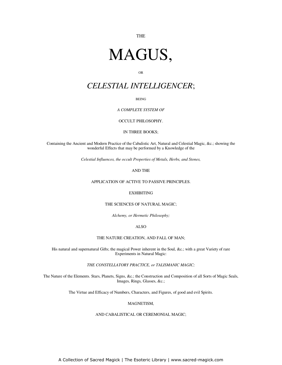 01 Magus - F Barrett cover