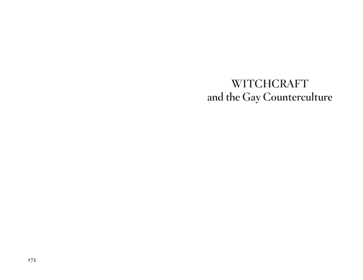 Arthur Evans - Witchcraft and the Gay Counterculture cover