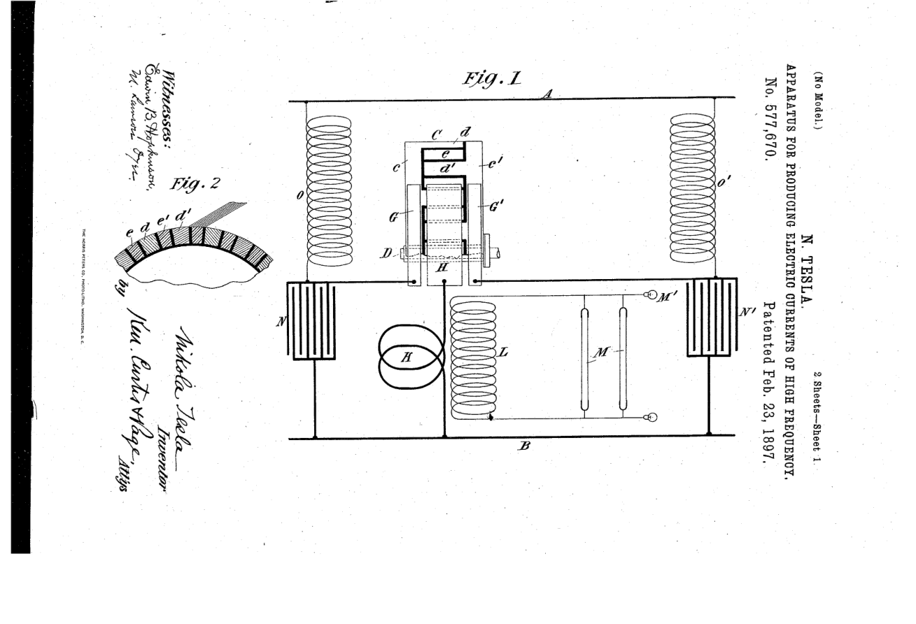 Tesla Patents - 00577670 cover