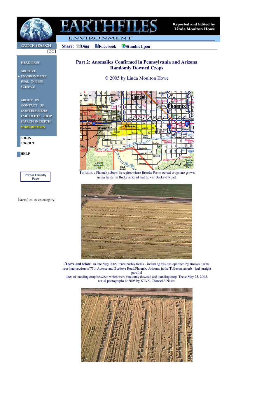 08 02 2005 Part 2 Anomalies Confirmed in Pennsylvania and Arizona Randomly Downed Crops cover