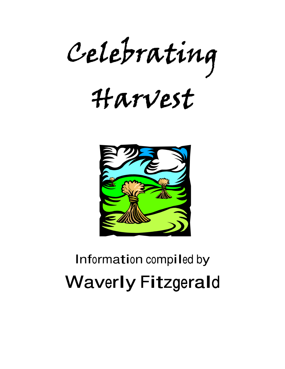 Fitzgerald - Celebrating Harvest - 2007 cover