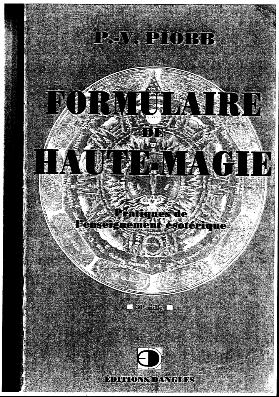 P. V. Piobb - Formulaire de Haute Magie cover