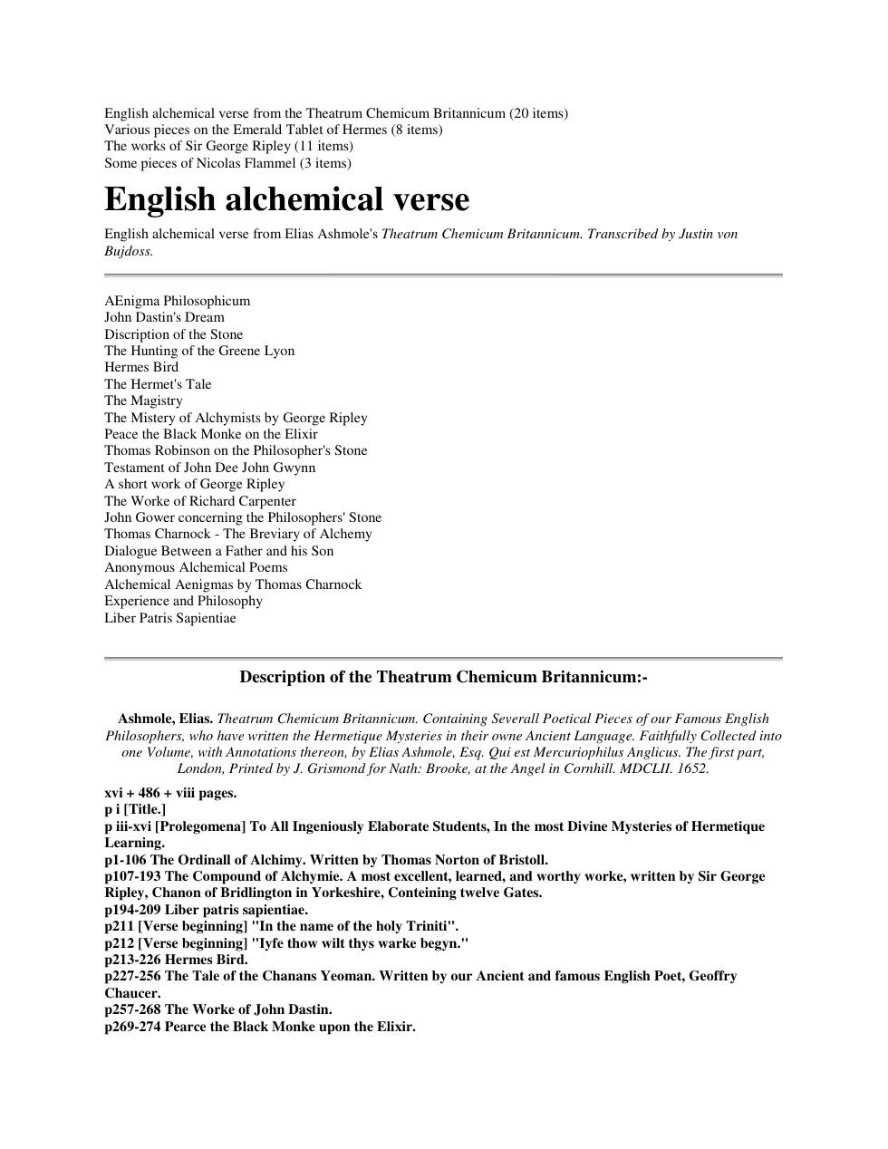 Various Alchemical Texts 2 cover