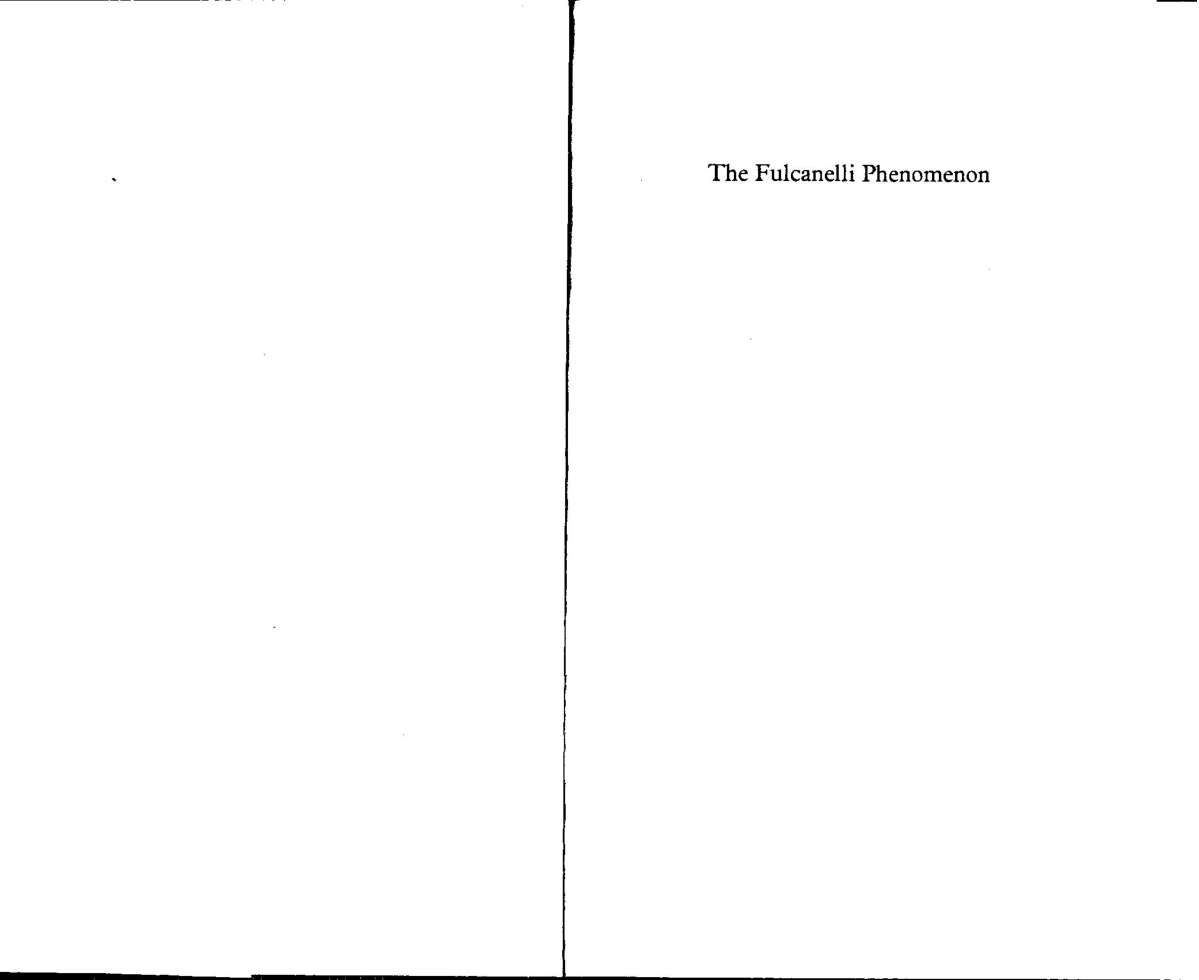 Fulcanelli Phenomenon cover