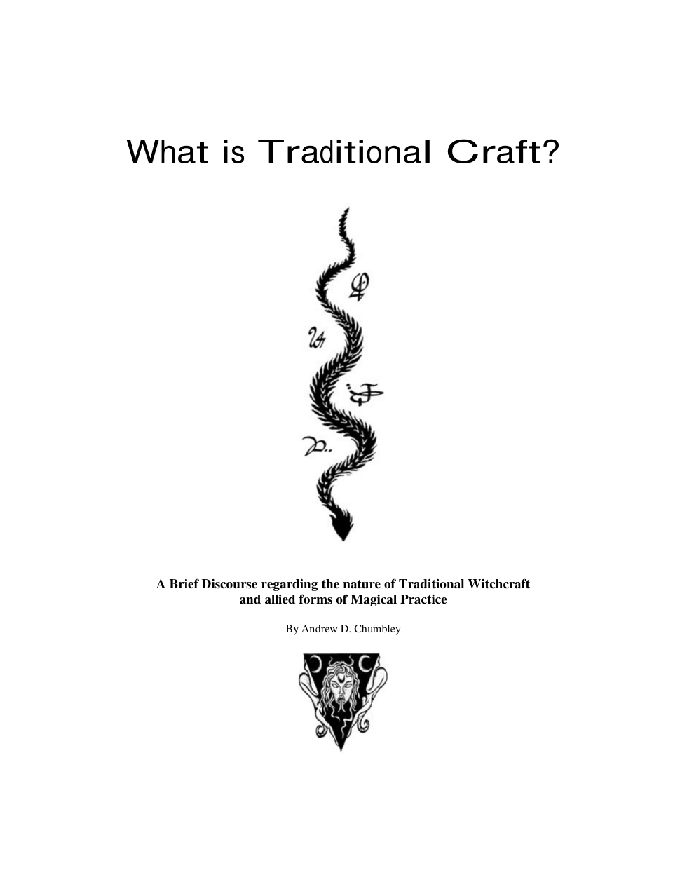 What is Traditional Craft cover