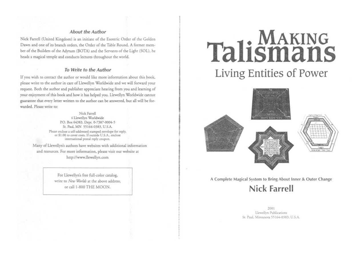 Making Talismans - Nick Farrell cover