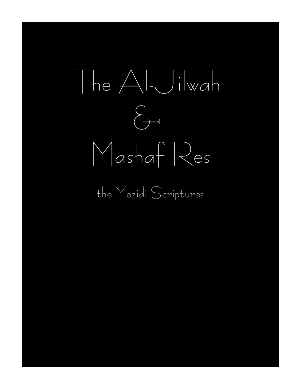 More Yezid Scripture (legit) cover