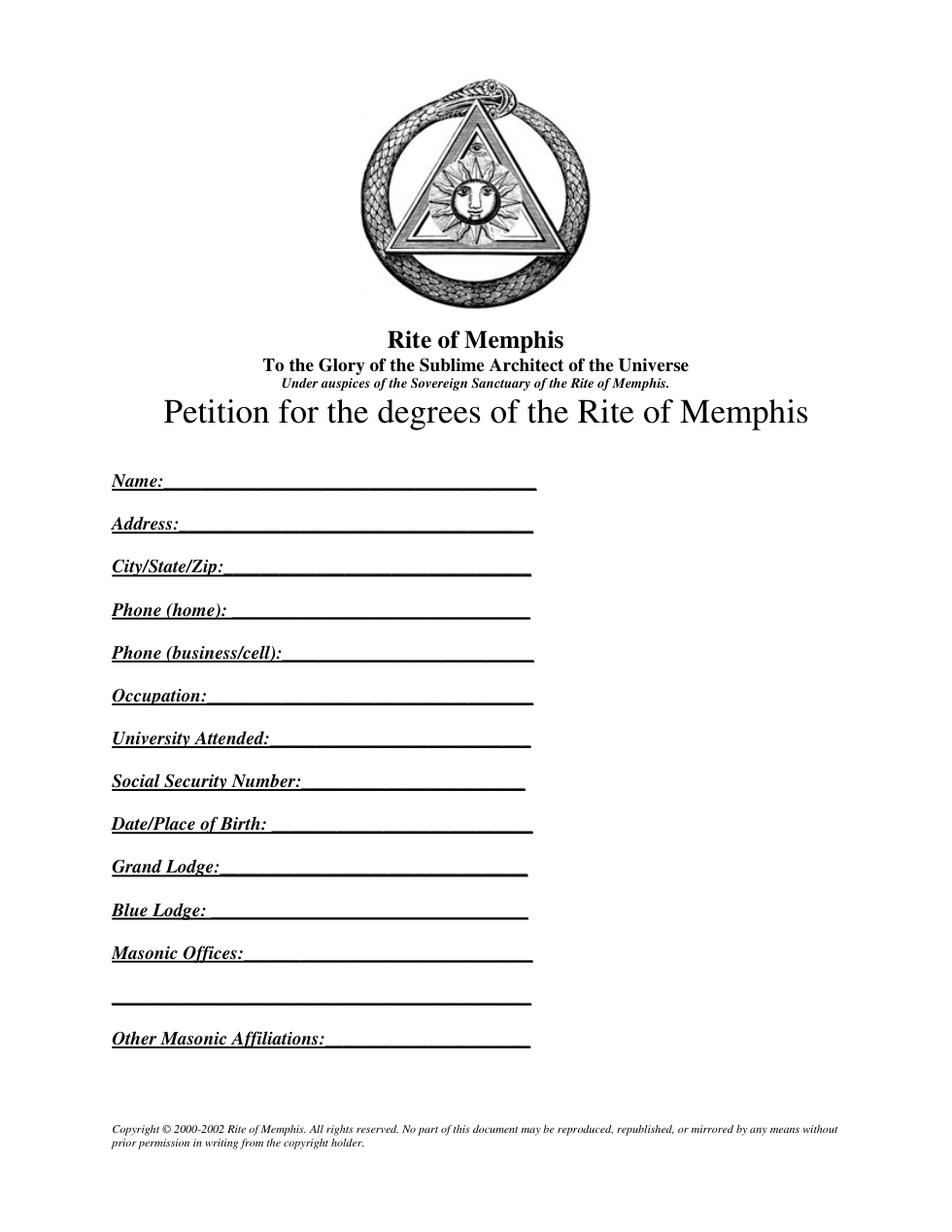 Rite Of Memphis cover