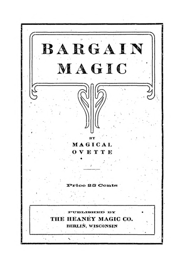 Bargain Magic cover