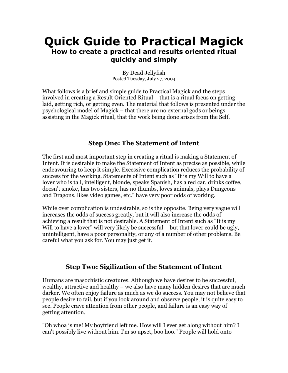 Chaos Magick - Quick Guide to Practical Magick cover