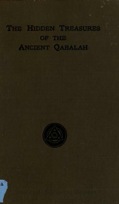 Hidden Treasures of Ancient Qabalah vol 1 cover