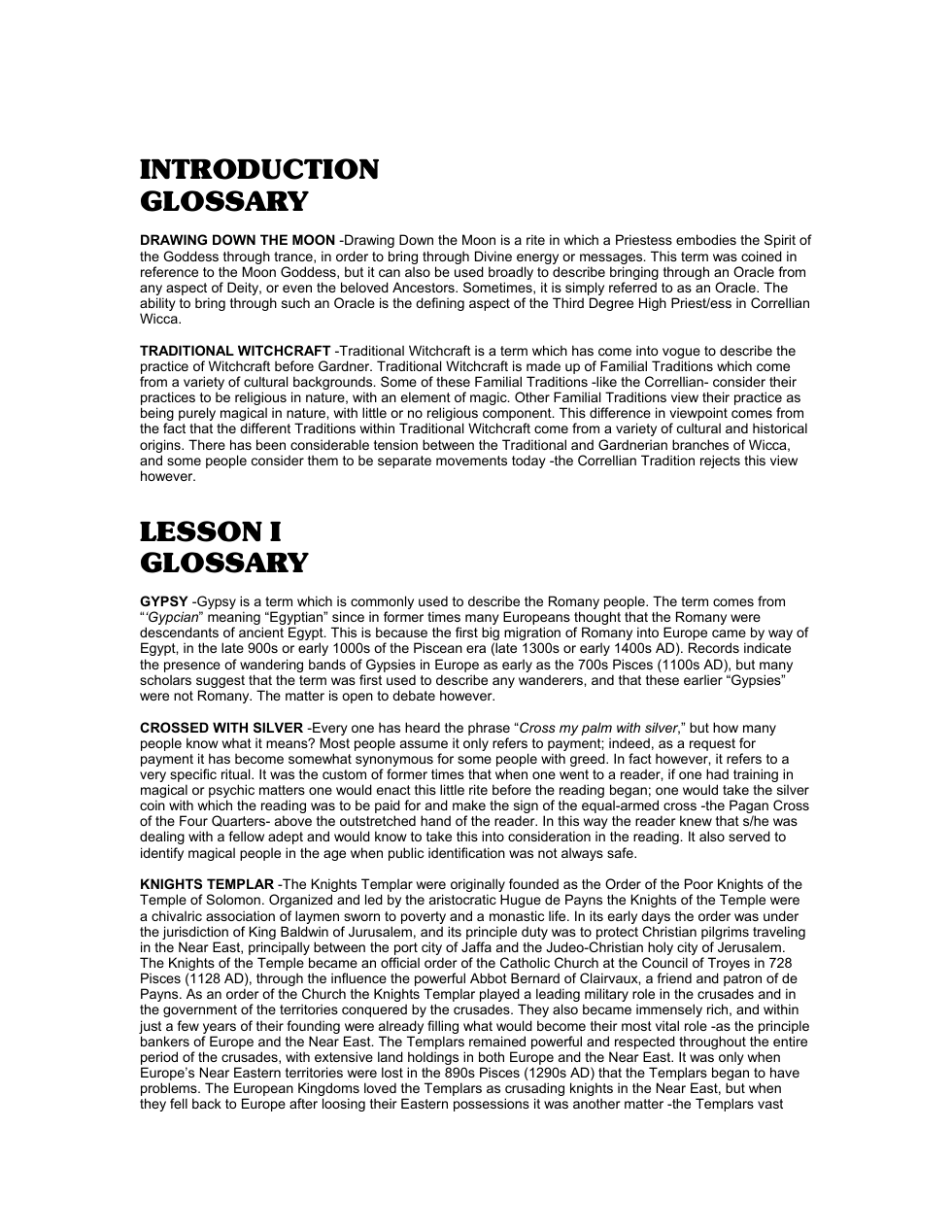 SecondDegreeGlossary cover