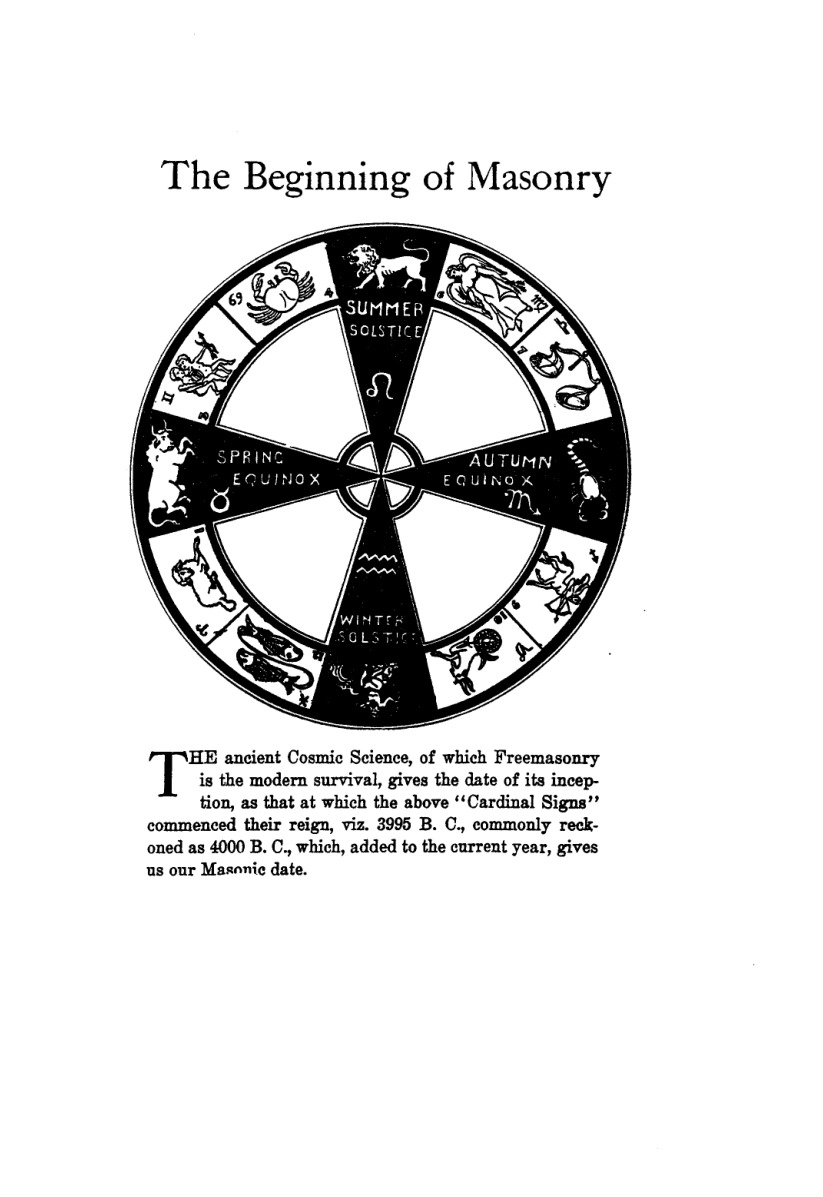 Frank C. Higgins - The Beginning of Masonry cover