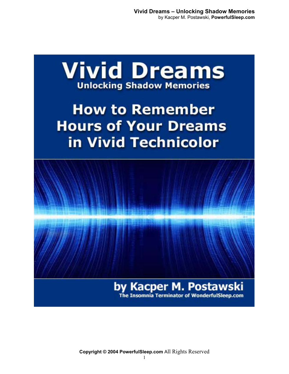 Vivid Dreams cover