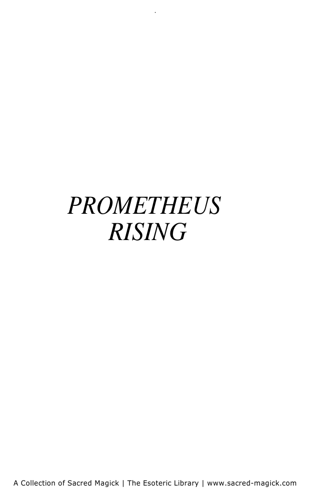 Prometheus Rising cover