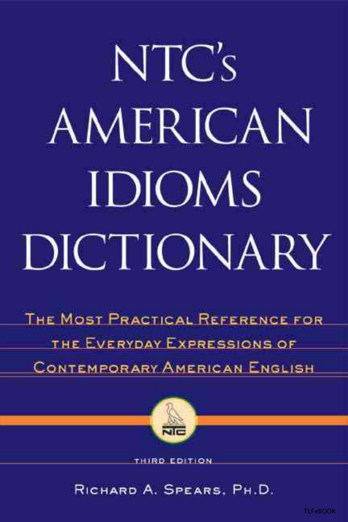 American Idioms Dictionary cover