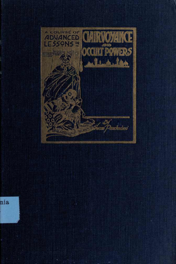 Swami Panchadasi Clairvoyance and Occult Powers 1916 cover