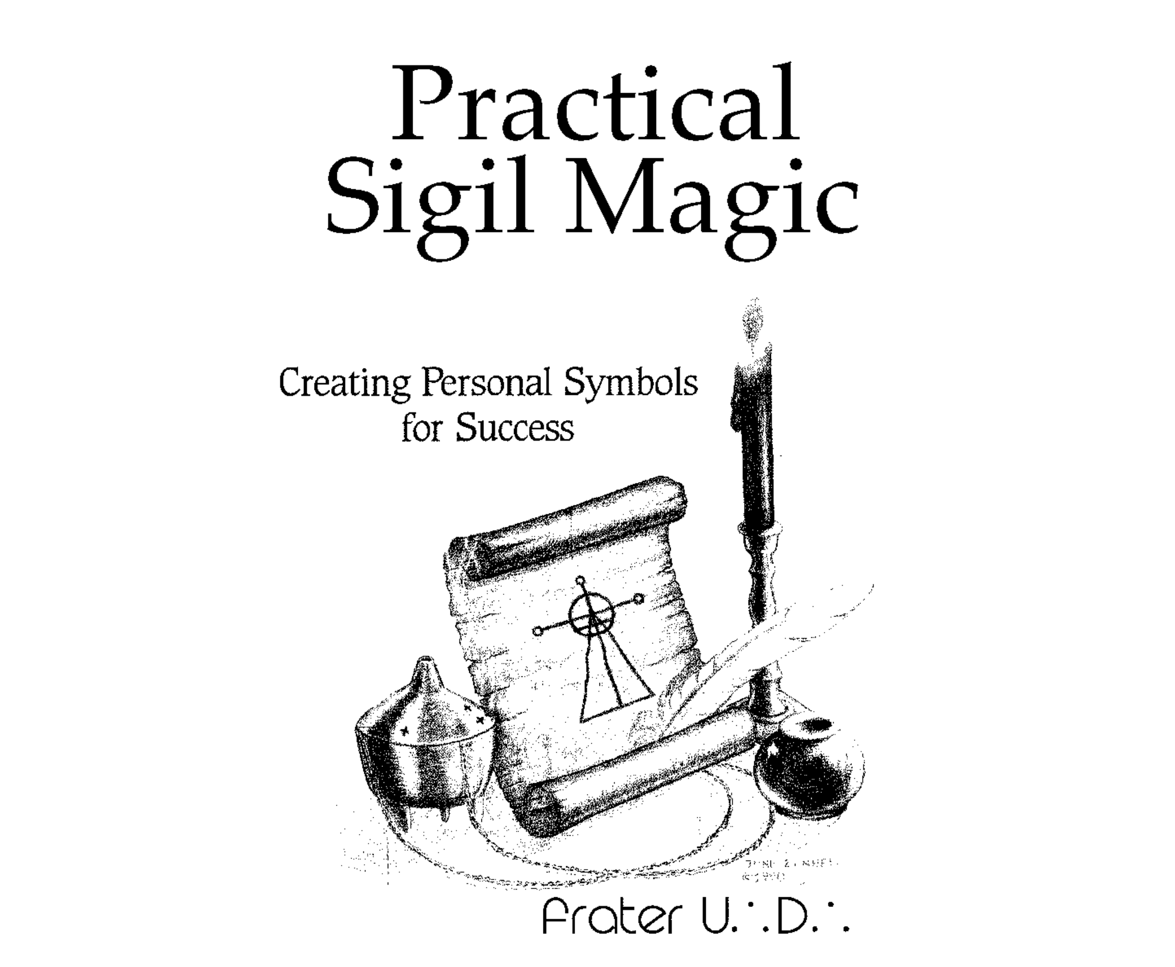 Practical Sigil Magic - Frater U.D cover