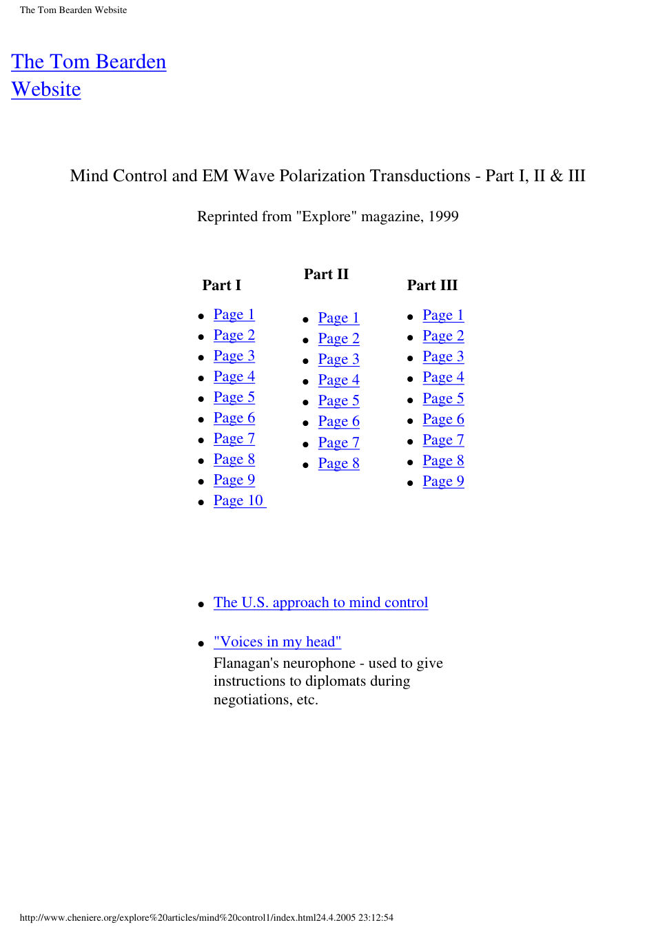 Mind Control And EM Wave Polarization Transductions cover
