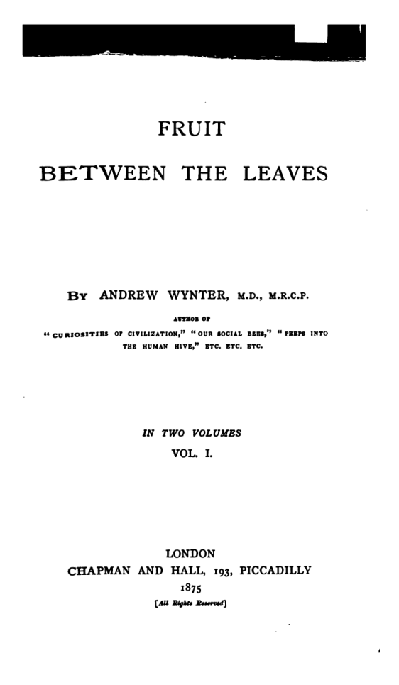 Fruit Between the Leaves cover