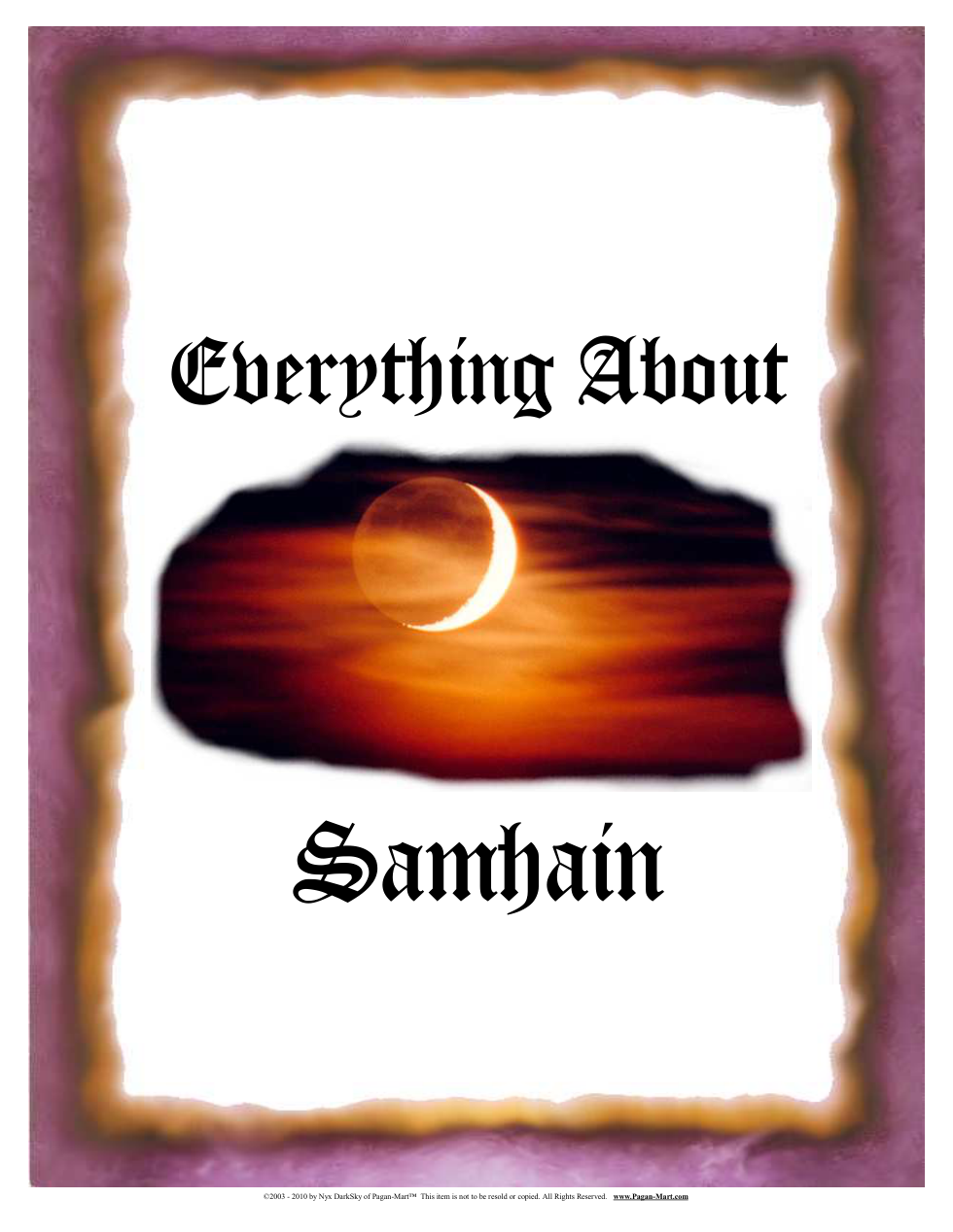 Nyx DarkSky - Samhain Book [1 ebook - PDF] cover