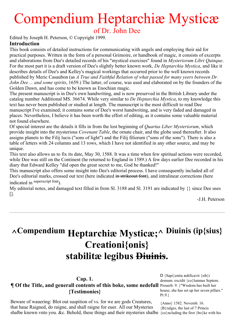 Compendium Heptarchiæ Mysticæ cover
