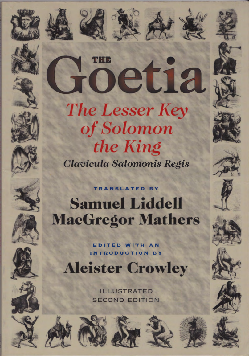 Liddell Mathers Crowley The Goetia The Lesser Key of Solomon the King cover