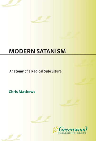 Modern Satanism, Anatomy of a Radical Subculture cover